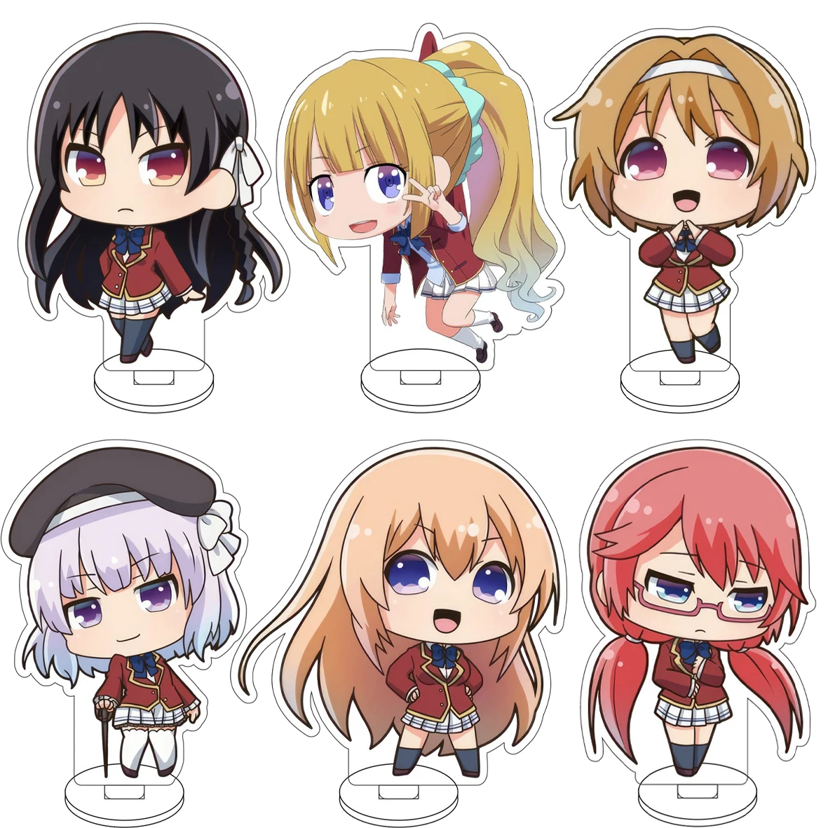 10CM Anime Classroom of the Elite Cos Horikita Suzune Karuizawa Kei Kikyou Kushida Figure Acrylic Stand Cute Gifts Ornaments
10CM Anime Classroom of the Elite Cos Horikita Suzune Karuizawa Kei Kikyou Kushida Figure Acrylic Stand Cute Gifts Ornaments