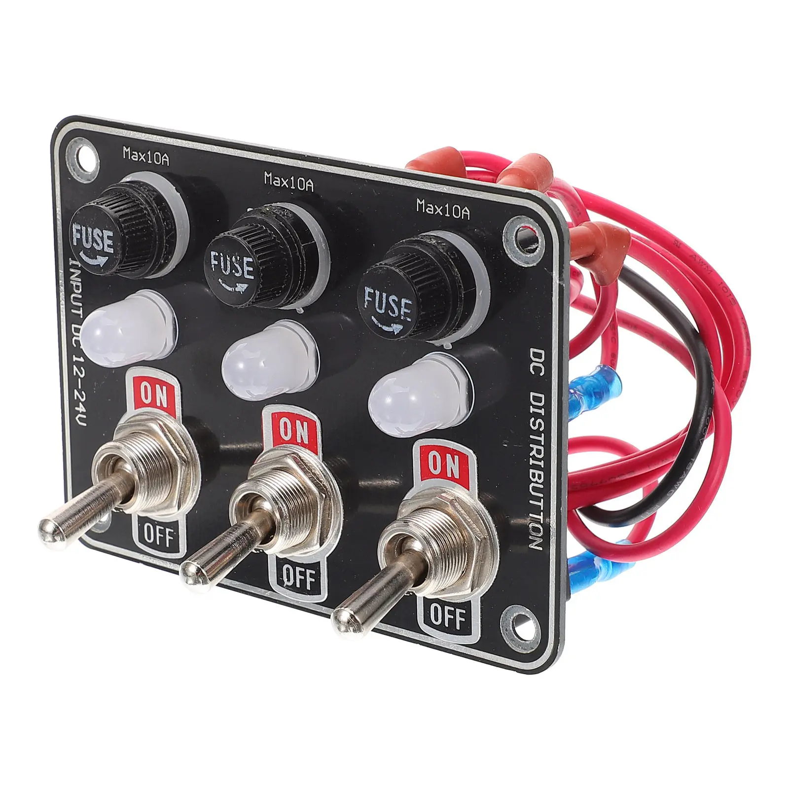 LED Lighted Toggle Rocker Switch Panel 12V 24V for Car Rv Truck Marine Boat Yacht Camper Bus Automotive Vehicle Accessories
LED Lighted Toggle Rocker Switch Panel 12V 24V for Car Rv Truck Marine Boat Yacht Camper Bus Automotive Vehicle Accessories