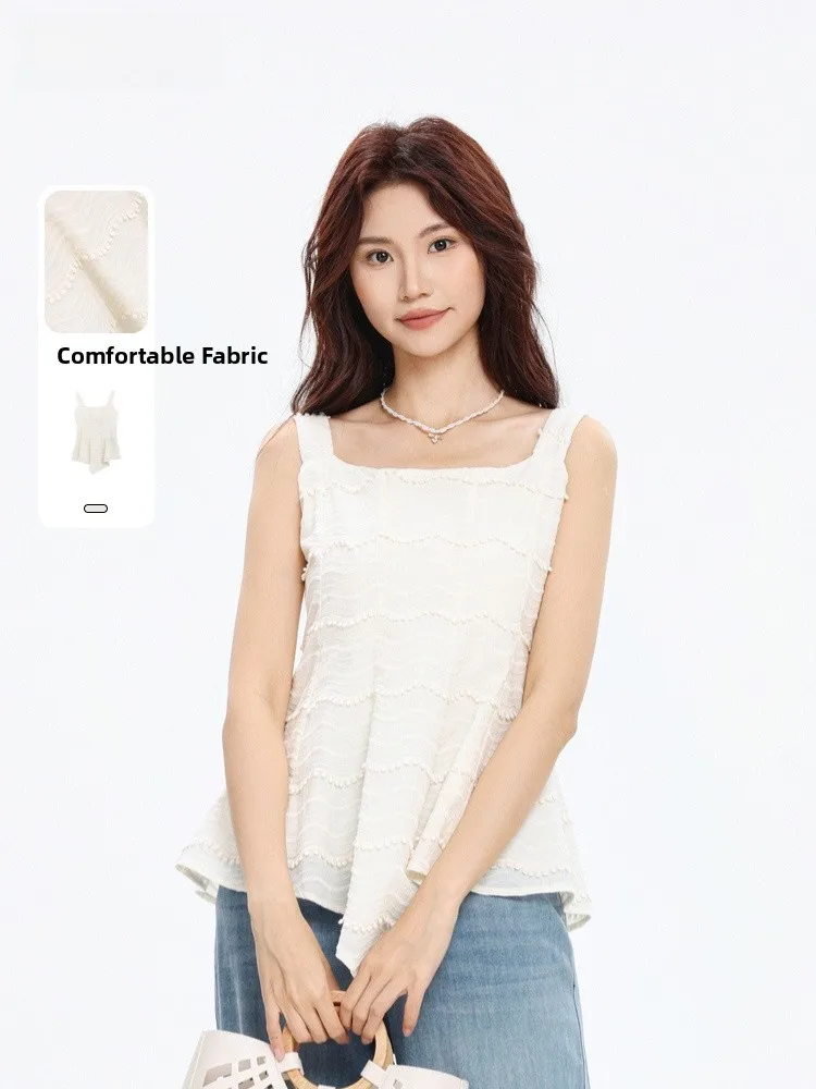Faionable Svel Top Memory's Beginning 2025 Summer New Arrival Ele Strap Vest Cotton 00% Regular Thin
Faionable Svel Top Memory's Beginning 2025 Summer New Arrival Ele Strap Vest Cotton 00% Regular Thin
