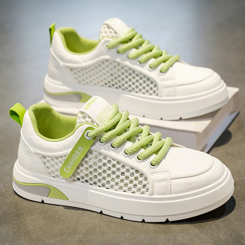 2025 Summer New Men's Breathable Lace-Up Casual Shoes Youth Lightweight Non-Slip Mesh Sports Sneakers
2025 Summer New Men's Breathable Lace-Up Casual Shoes Youth Lightweight Non-Slip Mesh Sports Sneakers