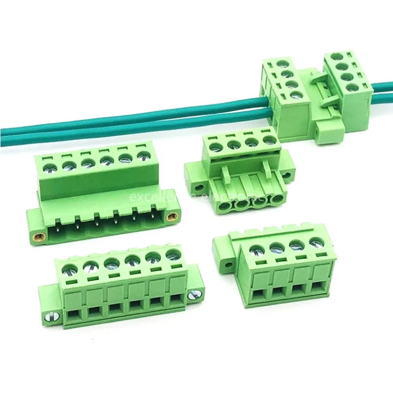 5Sets 2EDG Pitch 5.08mm Terminal Block with Flange 2P 3P 4P 5P 6P 7P 8P 9P 10P 12P Pluggable Welding-free Butt-in Connector
5Sets 2EDG Pitch 5.08mm Terminal Block with Flange 2P 3P 4P 5P 6P 7P 8P 9P 10P 12P Pluggable Welding-free Butt-in Connector