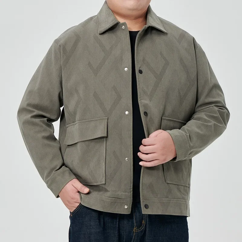Big Size 5XL 6XL Brand Men Clothing 2025 Spring Autumn New Fat Casual Loose Jackets Fashion Corduroy Printing Male Fashion Coats
Big Size 5XL 6XL Brand Men Clothing 2025 Spring Autumn New Fat Casual Loose Jackets Fashion Corduroy Printing Male Fashion Coats