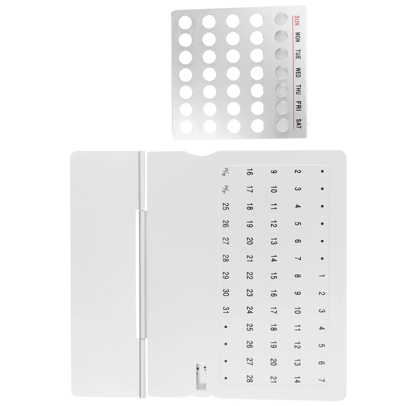 Perpetual Desk Calendar Ultra Thin Metal Design Lightweight Date Month Display for Office Cubicle Shelf Decor Daily Use Calendar
Perpetual Desk Calendar Ultra Thin Metal Design Lightweight Date Month Display for Office Cubicle Shelf Decor Daily Use Calendar