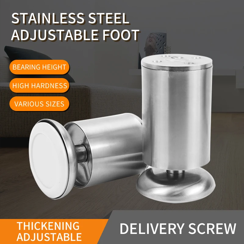 Furniture Leg Plug Protector Table Chair Legs Cap Cover Stainless Steel Non Slip Height Adjust 0-16mm Sofa Tea Bed Cabinet
Furniture Leg Plug Protector Table Chair Legs Cap Cover Stainless Steel Non Slip Height Adjust 0-16mm Sofa Tea Bed Cabinet