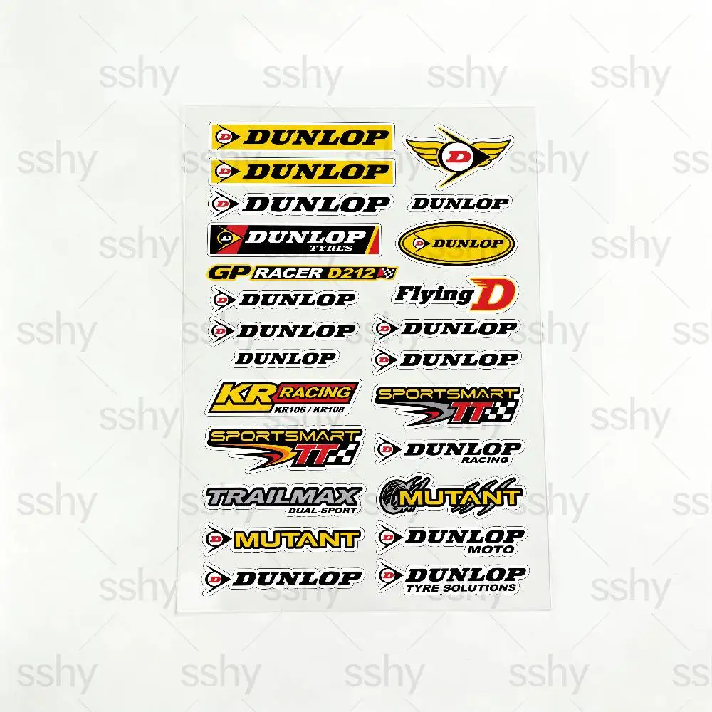 FOR DUNLOP Reflective motorcycle stickers, 3M safety warning at night in the dark scooter helmets
FOR DUNLOP Reflective motorcycle stickers, 3M safety warning at night in the dark scooter helmets