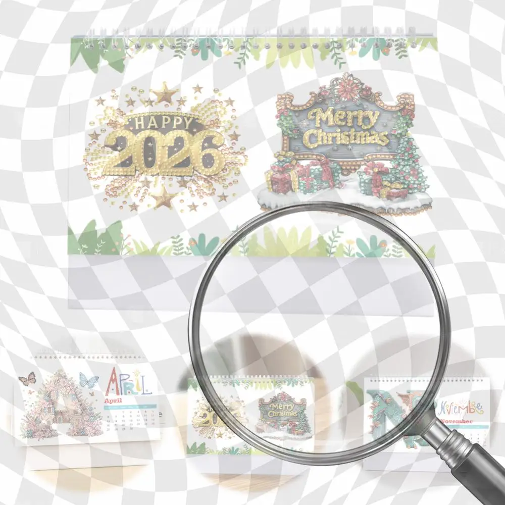 Diamond Painting Monthly Calendar Kit Diamond Art Calendar for DIY Crafts Party (B)
Diamond Painting Monthly Calendar Kit Diamond Art Calendar for DIY Crafts Party (B)