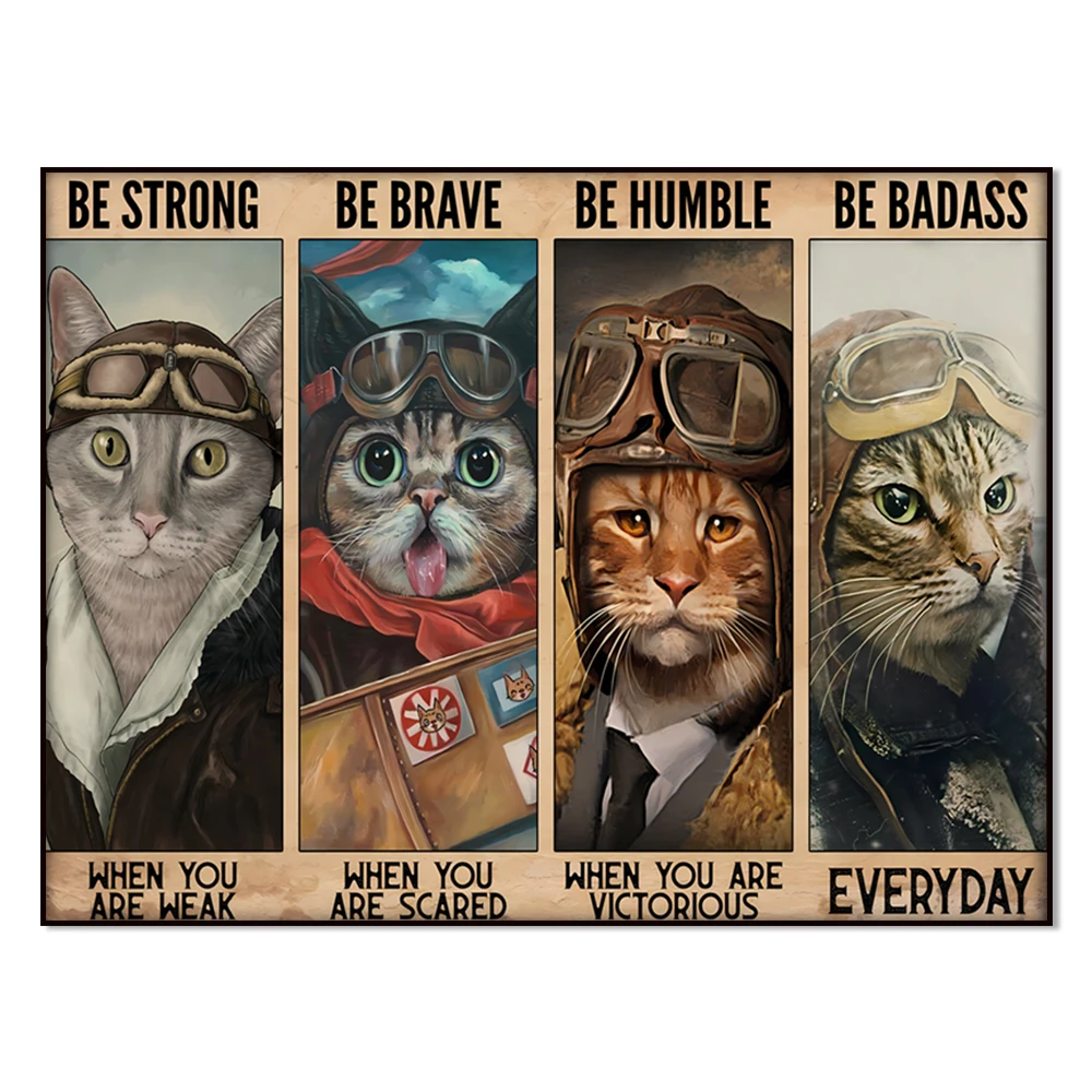 cat pilot pilot flyer skydiving poster be strong when you are weak poster home life decorating poster
cat pilot pilot flyer skydiving poster be strong when you are weak poster home life decorating poster