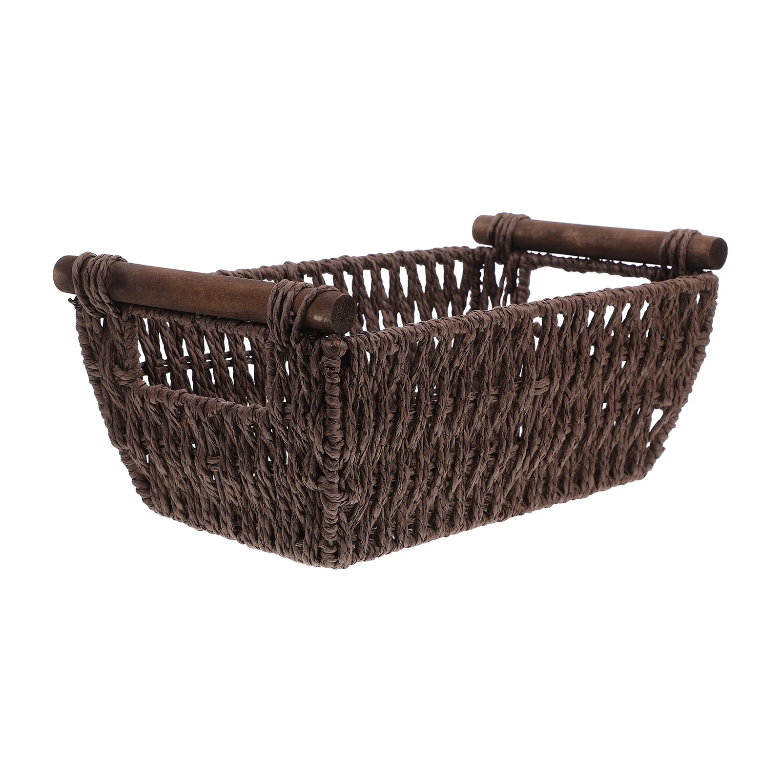 Storage Basket Paper Rope Brown L6201 Portable Bedroom Living Room Bathroom Shelf Organizer Small Baskets Desktop
Storage Basket Paper Rope Brown L6201 Portable Bedroom Living Room Bathroom Shelf Organizer Small Baskets Desktop