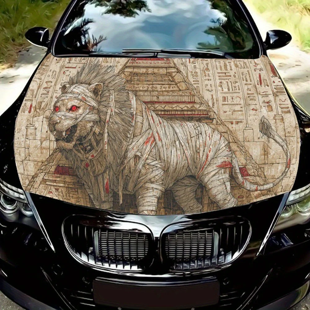 Ancient Egyptian Pharaoh Lion car hood stickers, waterproof self-adhesive, scratch resistant, easy to stick, durable car PVC sti
Ancient Egyptian Pharaoh Lion car hood stickers, waterproof self-adhesive, scratch resistant, easy to stick, durable car PVC sti
