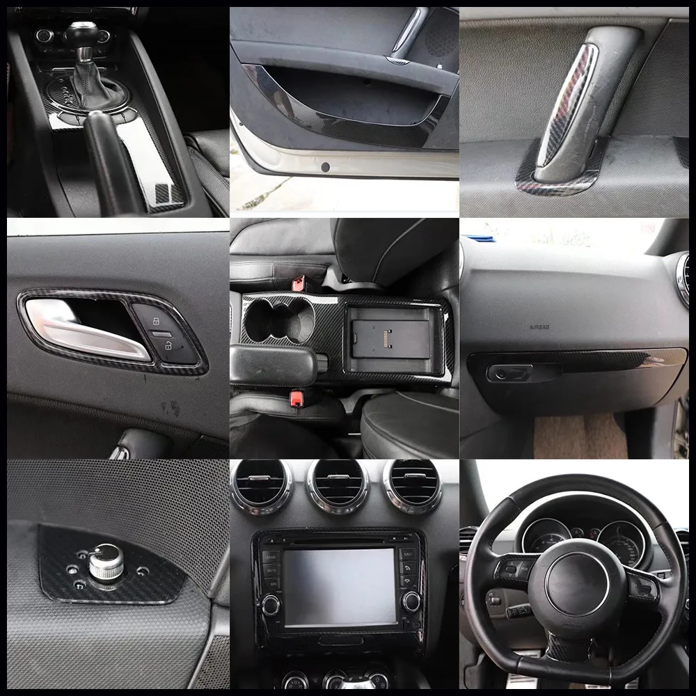 For Audi TT 2008-2014 Left Hand Drive Car Steering Wheel Water Cup Gear Panel Cover ABS Stickers Car Accessories
For Audi TT 2008-2014 Left Hand Drive Car Steering Wheel Water Cup Gear Panel Cover ABS Stickers Car Accessories
