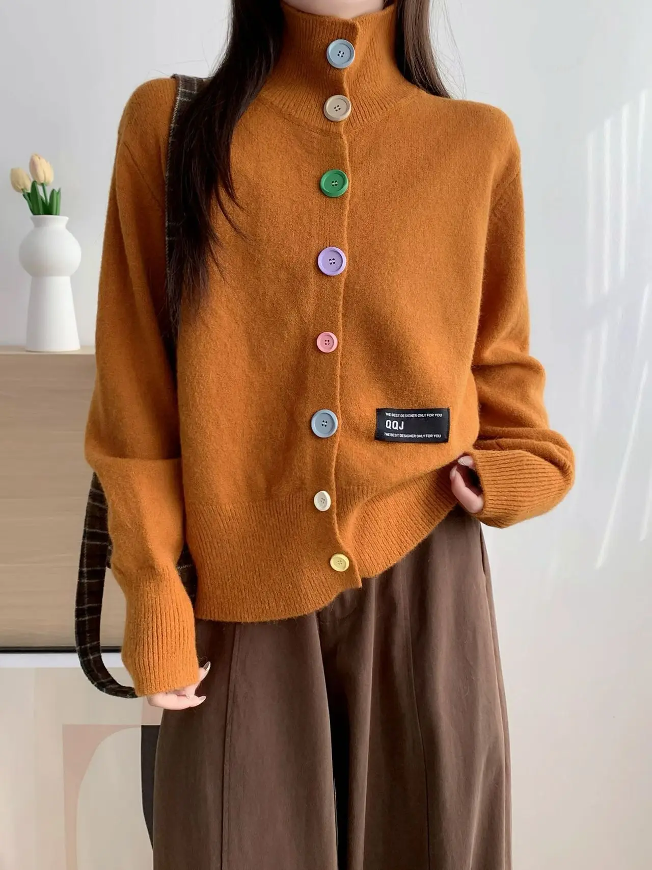 Trendy High Ne Long Sve Knitted Sweater Women's Faion Versatile Korean Sle Commute Warm Thiened Knitwear
Trendy High Ne Long Sve Knitted Sweater Women's Faion Versatile Korean Sle Commute Warm Thiened Knitwear