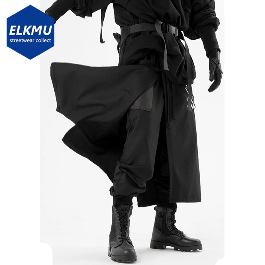 Tactical Skirt Pants Techwear Men's Fashion Streetwear Baggy Cargo Pants Joggers Black Loose Sweatpants
Tactical Skirt Pants Techwear Men's Fashion Streetwear Baggy Cargo Pants Joggers Black Loose Sweatpants