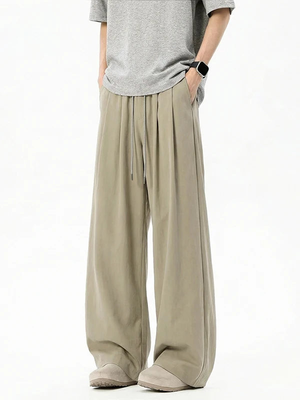 Casual Loose Thin Wide Leg Harem Pants for Men Summer Faion Brand Pleated Drape Straight Leg Long Trousers Boys Pants
Casual Loose Thin Wide Leg Harem Pants for Men Summer Faion Brand Pleated Drape Straight Leg Long Trousers Boys Pants