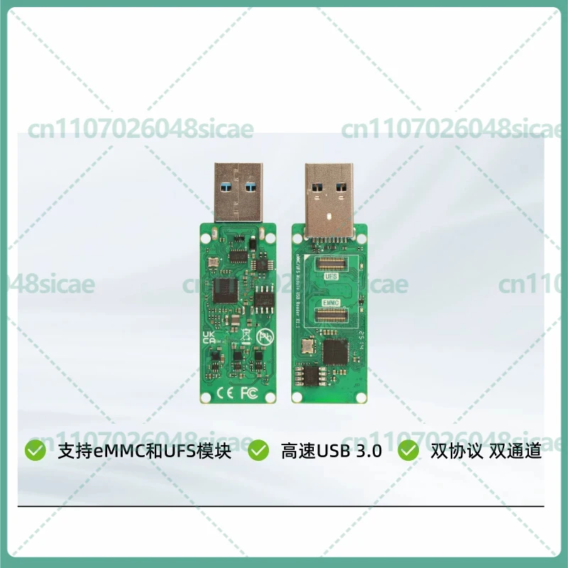 For Radxa UFS eMMC to USB 3.0 Reader Adapter Dual Channel
For Radxa UFS eMMC to USB 3.0 Reader Adapter Dual Channel