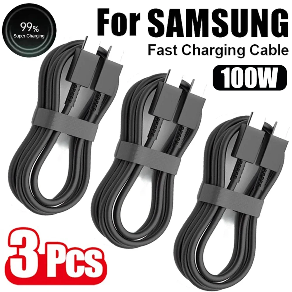 3Pcs 100W Flash Charging Cable Type-C To Type-C Fast Charging Cable For Samsung Galaxy S22 S23 S24 S25 Plus Note Ultra 2M Cable1
3Pcs 100W Flash Charging Cable Type-C To Type-C Fast Charging Cable For Samsung Galaxy S22 S23 S24 S25 Plus Note Ultra 2M Cable1
