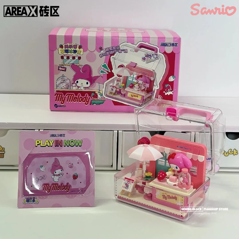 AREAX Sanrio Building Blocks Hello Kitty Cinnamoroll Fruit Shop Assembly Model Toys Cartoon Kuromi Decoration Holiday Gifts
AREAX Sanrio Building Blocks Hello Kitty Cinnamoroll Fruit Shop Assembly Model Toys Cartoon Kuromi Decoration Holiday Gifts