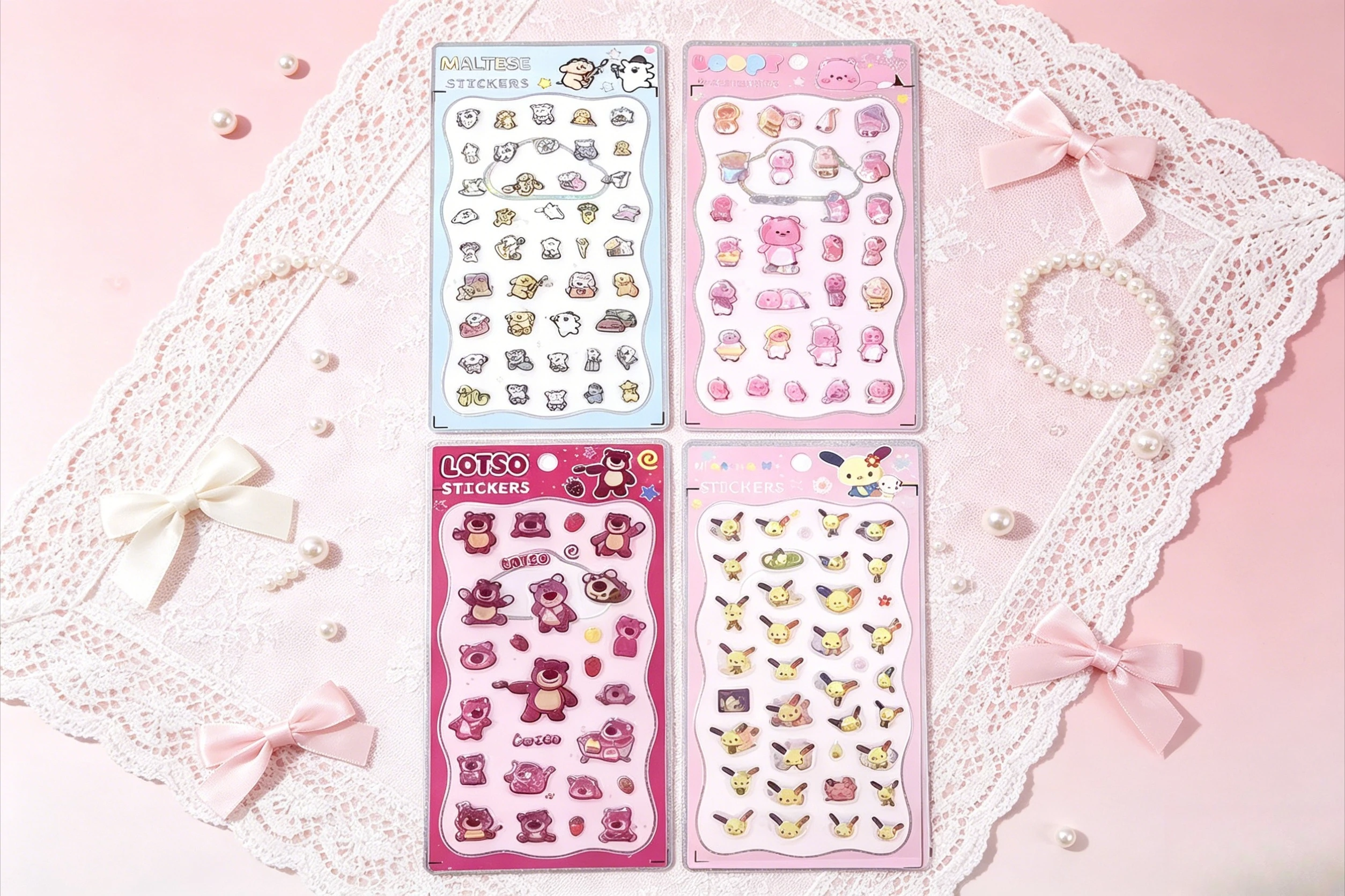 2026 New 3D Epoxy Stickers Set - Line Puppy, Loopy, Lotso & Pompompurin Cute Raised Decals for Journal & Phone Case
2026 New 3D Epoxy Stickers Set - Line Puppy, Loopy, Lotso & Pompompurin Cute Raised Decals for Journal & Phone Case