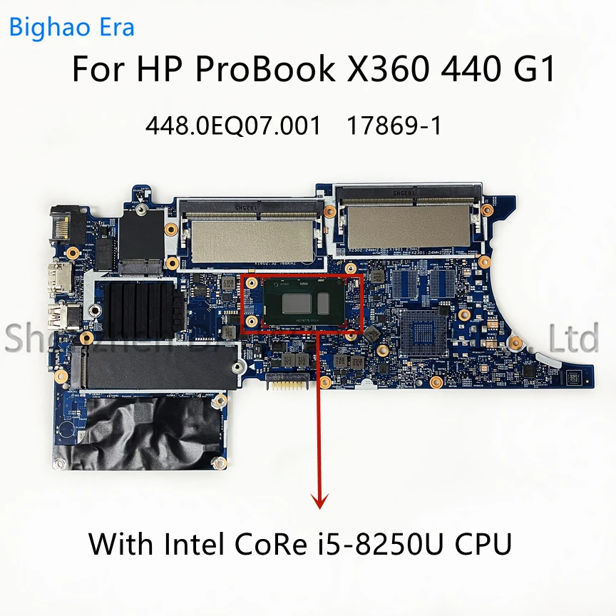 Материнская плата для ноутбука HP ProBook X360 440 G1 с процессором i5-8250U 448.0EQ07.001 17869-1
Материнская плата для ноутбука HP ProBook X360 440 G1 с процессором i5-8250U 448.0EQ07.001 17869-1