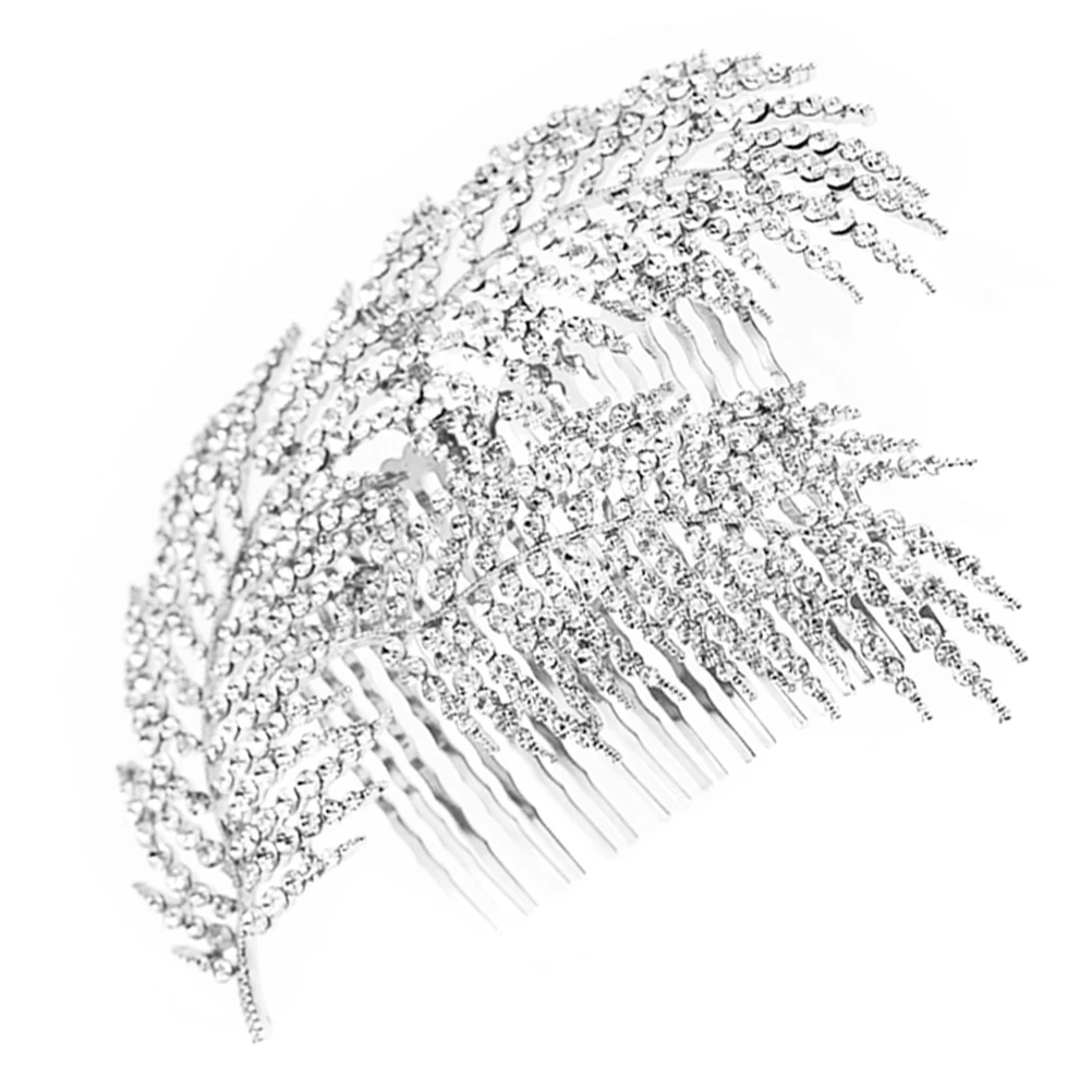 Rhinestone Crystal Hair Comb Side Combs Bridal Accessories Silver Bride Elegant Tree Leaves Hairpins Wedding Prom
Rhinestone Crystal Hair Comb Side Combs Bridal Accessories Silver Bride Elegant Tree Leaves Hairpins Wedding Prom