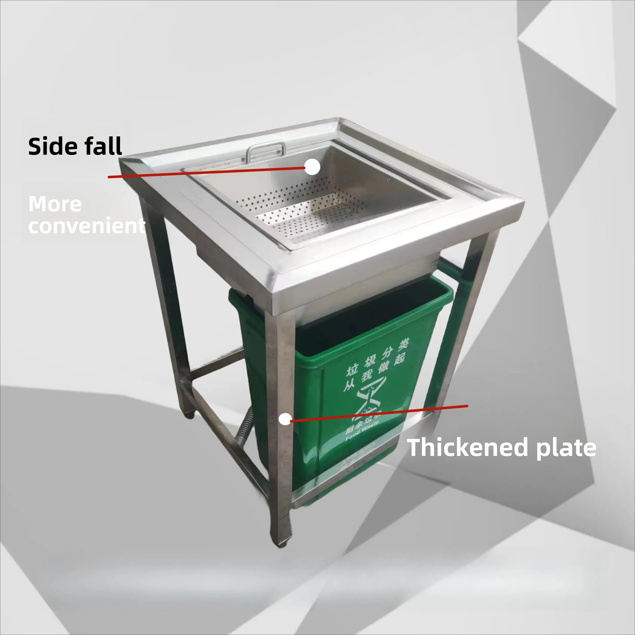 LTT stainless steel dry and wet separation residue collection table canteen special residue operation table
LTT stainless steel dry and wet separation residue collection table canteen special residue operation table