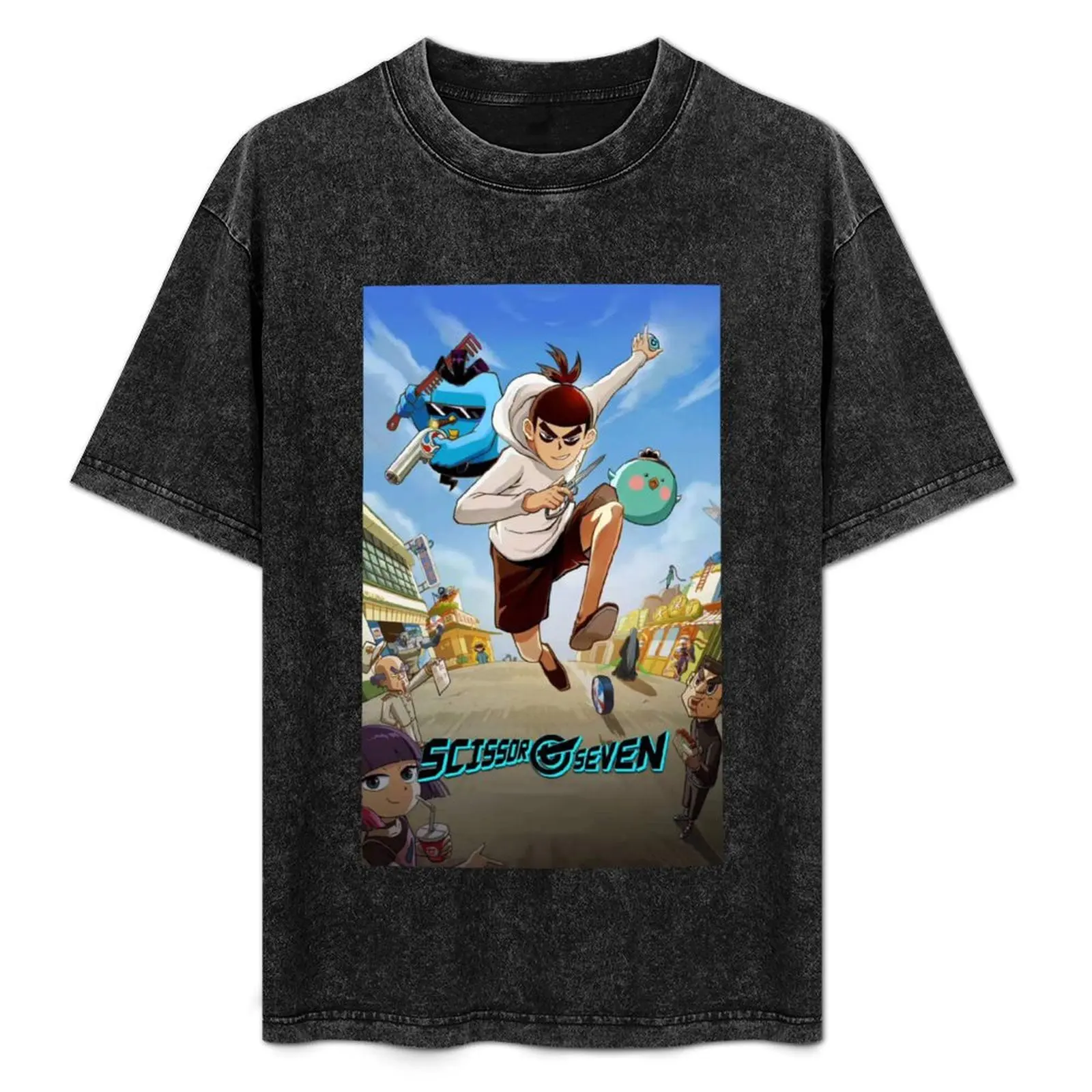 Scissor Seven T-Shirt Casual Minimalist Short Sleeve Top
Scissor Seven T-Shirt Casual Minimalist Short Sleeve Top