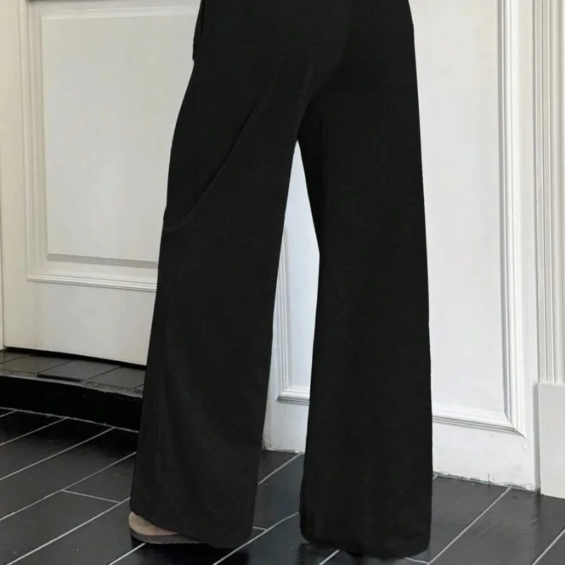 2025 New Solid Color Lace Watanabe Pants Retro Fashion Women's Loose Casual Sports Straight Leg Pants High Waist Loose Wide Leg
2025 New Solid Color Lace Watanabe Pants Retro Fashion Women's Loose Casual Sports Straight Leg Pants High Waist Loose Wide Leg