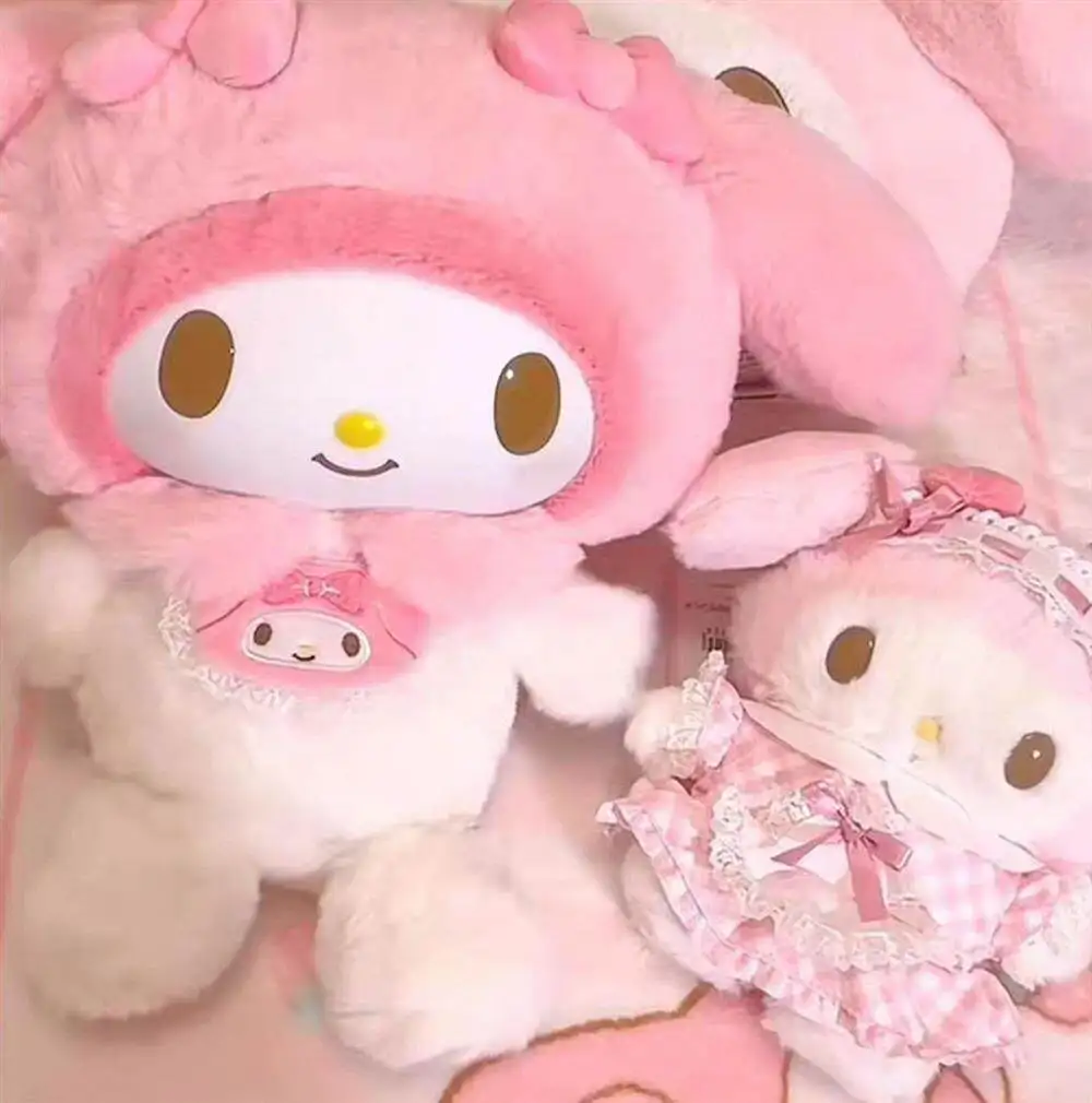 25-сантиметровая плюшевая кукла My Melody Sanrio, говорящая мягкая игрушка, милый персонаж аниме, подарок для девочек на день рождения или Рождество
25-сантиметровая плюшевая кукла My Melody Sanrio, говорящая мягкая игрушка, милый персонаж аниме, подарок для девочек на день рождения или Рождество