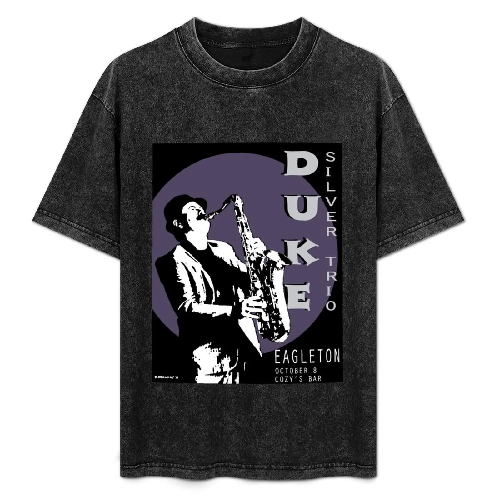 Duke Silver Live In Concert T-Shirt All Match Print Short Sleeve Top
Duke Silver Live In Concert T-Shirt All Match Print Short Sleeve Top