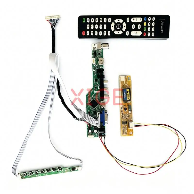 Screen Drive Controller Board Fit B141PW01 B141PW02 LP141WP1 B141PW03 30Pin LVDS 1440x900 1CCFL USB+AV+VGA+HDMI 1440*900 Kit DIY
Screen Drive Controller Board Fit B141PW01 B141PW02 LP141WP1 B141PW03 30Pin LVDS 1440x900 1CCFL USB+AV+VGA+HDMI 1440*900 Kit DIY