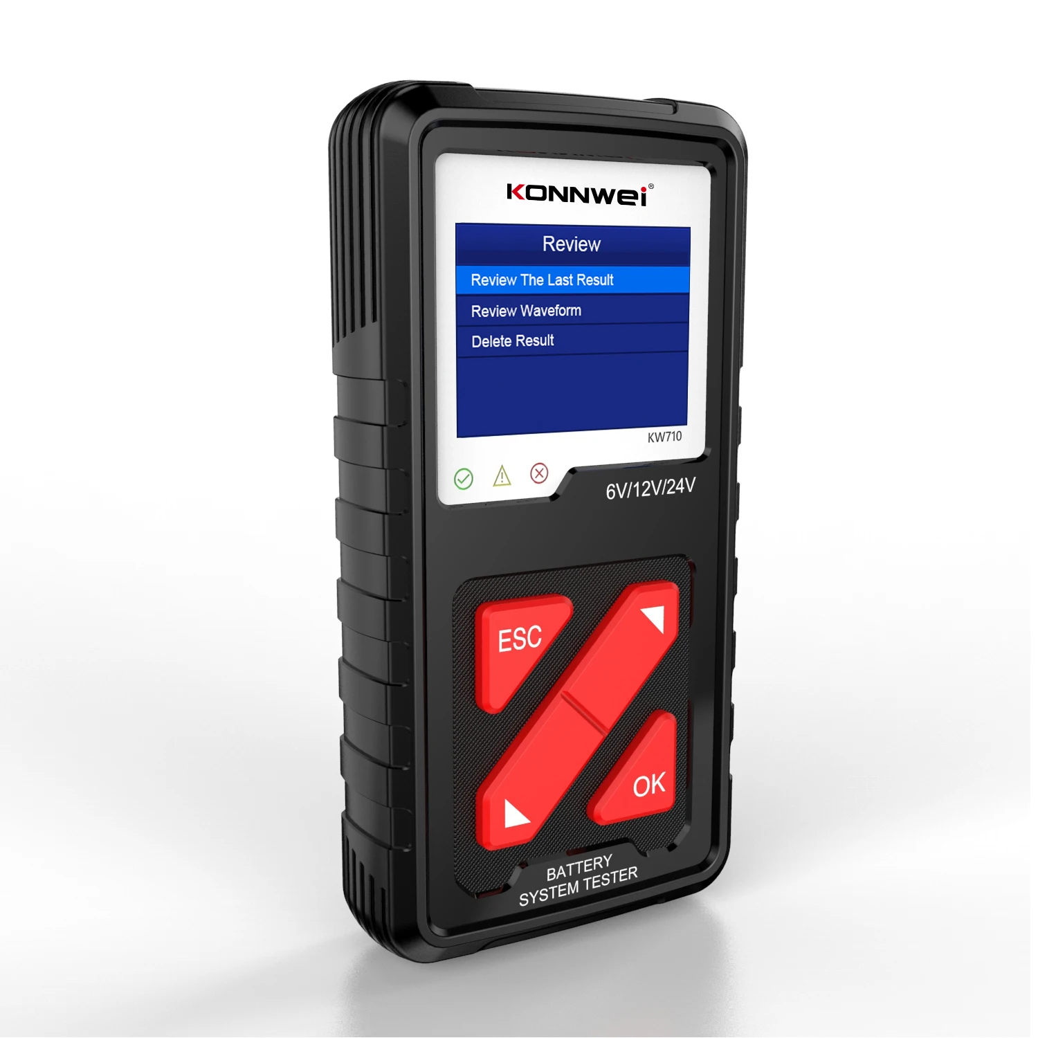 2025 KONNWEI KW710 Car Battery Tester 6V/12V/24V Battery check Analyzer CCA Range 100-2000 Diagnostic Tool with Enhanced clip
2025 KONNWEI KW710 Car Battery Tester 6V/12V/24V Battery check Analyzer CCA Range 100-2000 Diagnostic Tool with Enhanced clip