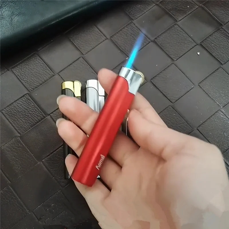 AOMAI Grinding Wheel Inflatable Lighter Metal Windproof Blue Flame Cigarette Lighter Smoking Accessories Gadgets for Men
AOMAI Grinding Wheel Inflatable Lighter Metal Windproof Blue Flame Cigarette Lighter Smoking Accessories Gadgets for Men