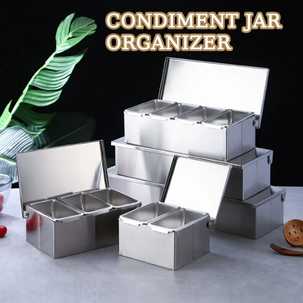 Creative Spice Storage Box 2/3/4/5/6 Grids with Lid Seasoning Storage Jar Multi Compartments Large Capacity
Creative Spice Storage Box 2/3/4/5/6 Grids with Lid Seasoning Storage Jar Multi Compartments Large Capacity