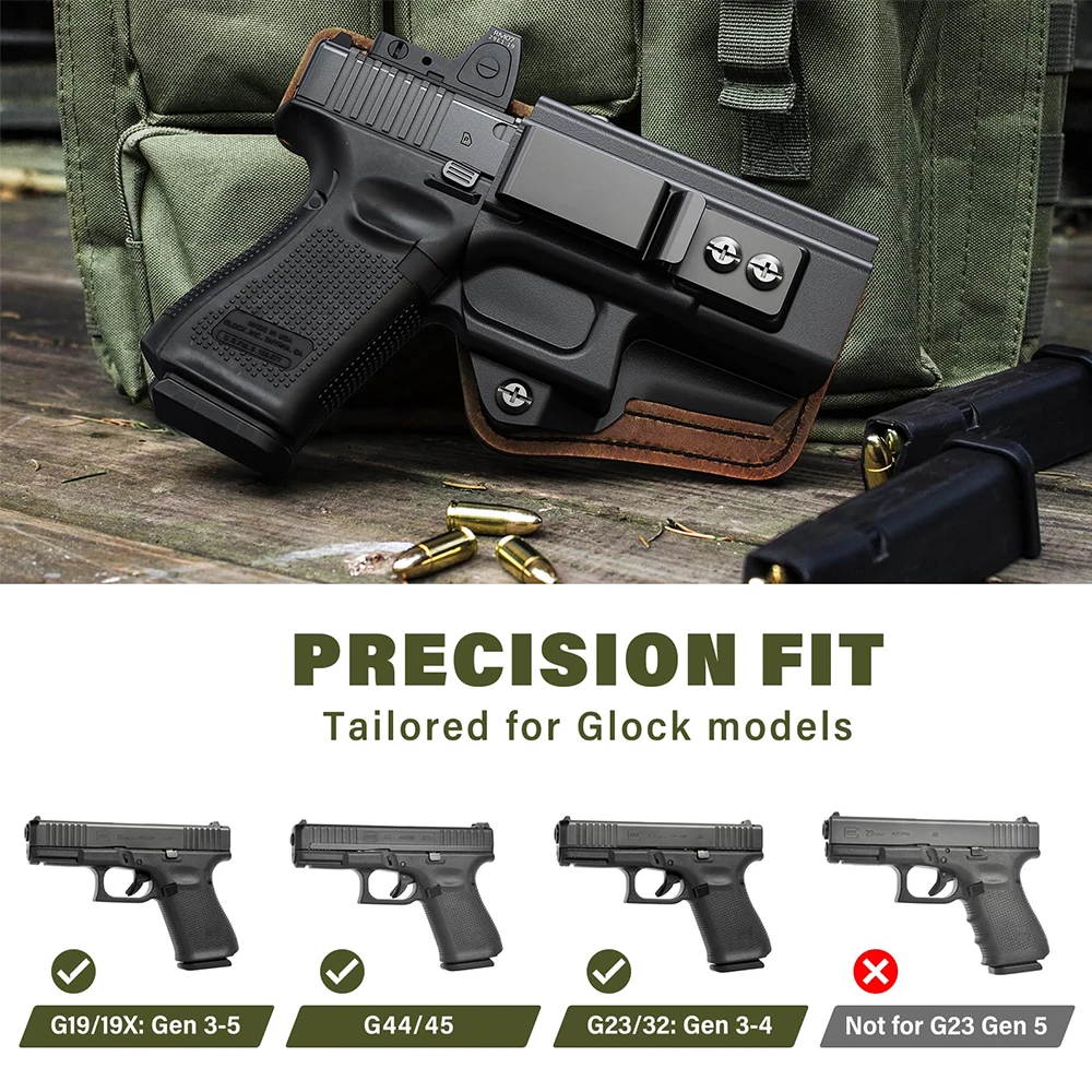 IWB Gun Holster Concealed Carry Right Left Hand Pistol Holster For GK 19 19X Handgun Holster
IWB Gun Holster Concealed Carry Right Left Hand Pistol Holster For GK 19 19X Handgun Holster