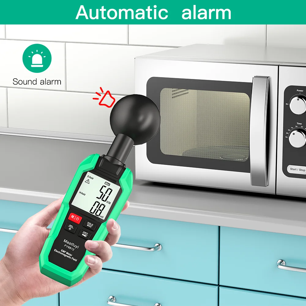 FY8812 EMF Meter LCD Display High Precision Electromagnetic Wave Radiation Detector Gauge Radiation Dosimeter for Household
FY8812 EMF Meter LCD Display High Precision Electromagnetic Wave Radiation Detector Gauge Radiation Dosimeter for Household