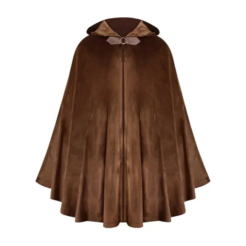 Halloween Adult Unisex Hooded Velvet Cloak Medieval Vampire Cape Pirate Robe Archer Hunter Cloak Renaissance Victorian Capelet
Halloween Adult Unisex Hooded Velvet Cloak Medieval Vampire Cape Pirate Robe Archer Hunter Cloak Renaissance Victorian Capelet