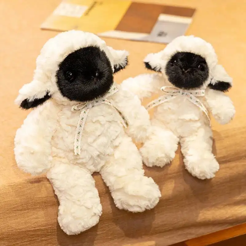 Soft Fluffy Sheep Toys Kawaii Black Face Goat Plush Toy Baby Appease Toys Sleeping Pillow Cuddly Lamb for Kids Children Gifts
Soft Fluffy Sheep Toys Kawaii Black Face Goat Plush Toy Baby Appease Toys Sleeping Pillow Cuddly Lamb for Kids Children Gifts