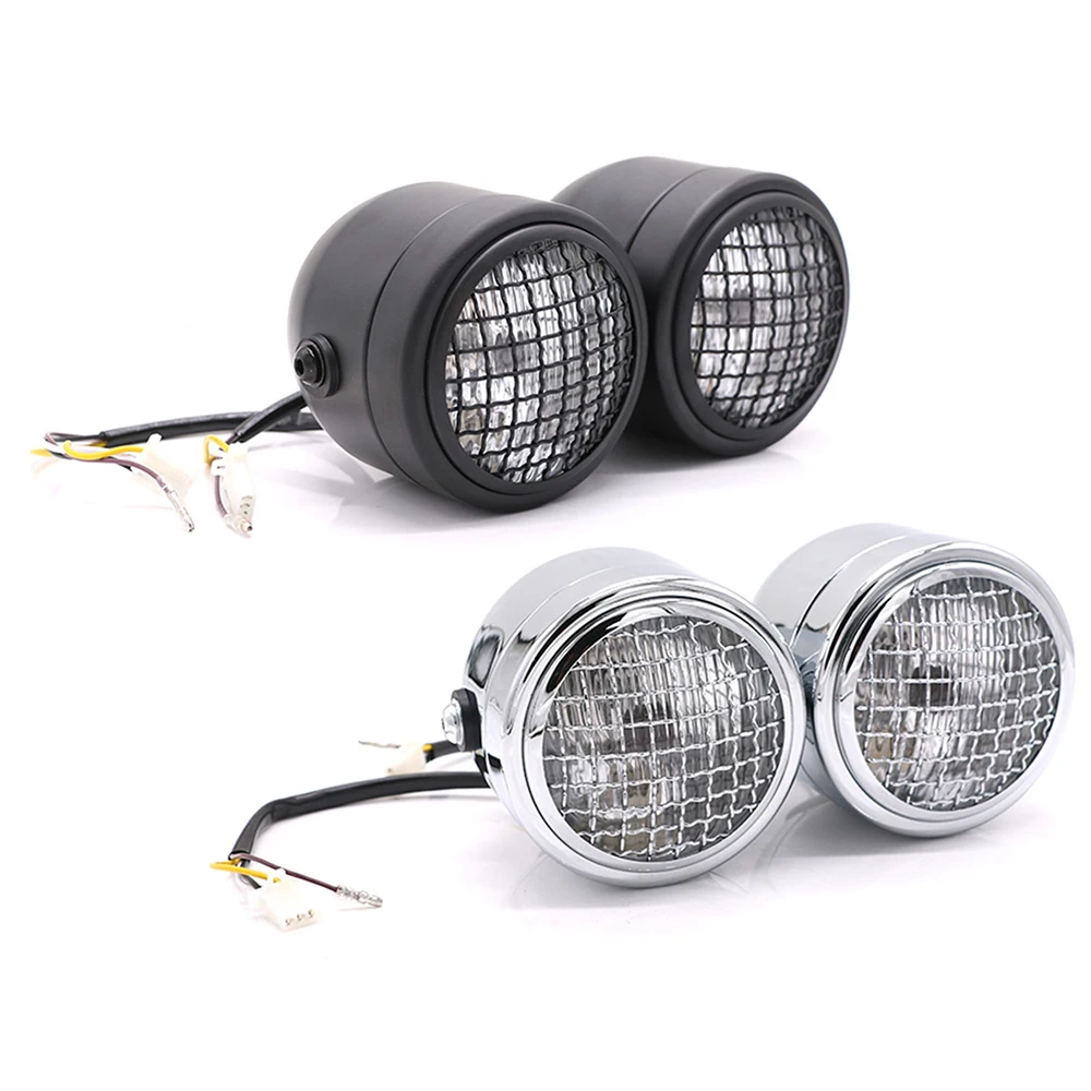 Evomosa Black H4 Double Twin Head Light Motorcycle Dominator Dual Headlight Clear Lens For Harley Touring Cruiser Suzuki Honda
Evomosa Black H4 Double Twin Head Light Motorcycle Dominator Dual Headlight Clear Lens For Harley Touring Cruiser Suzuki Honda