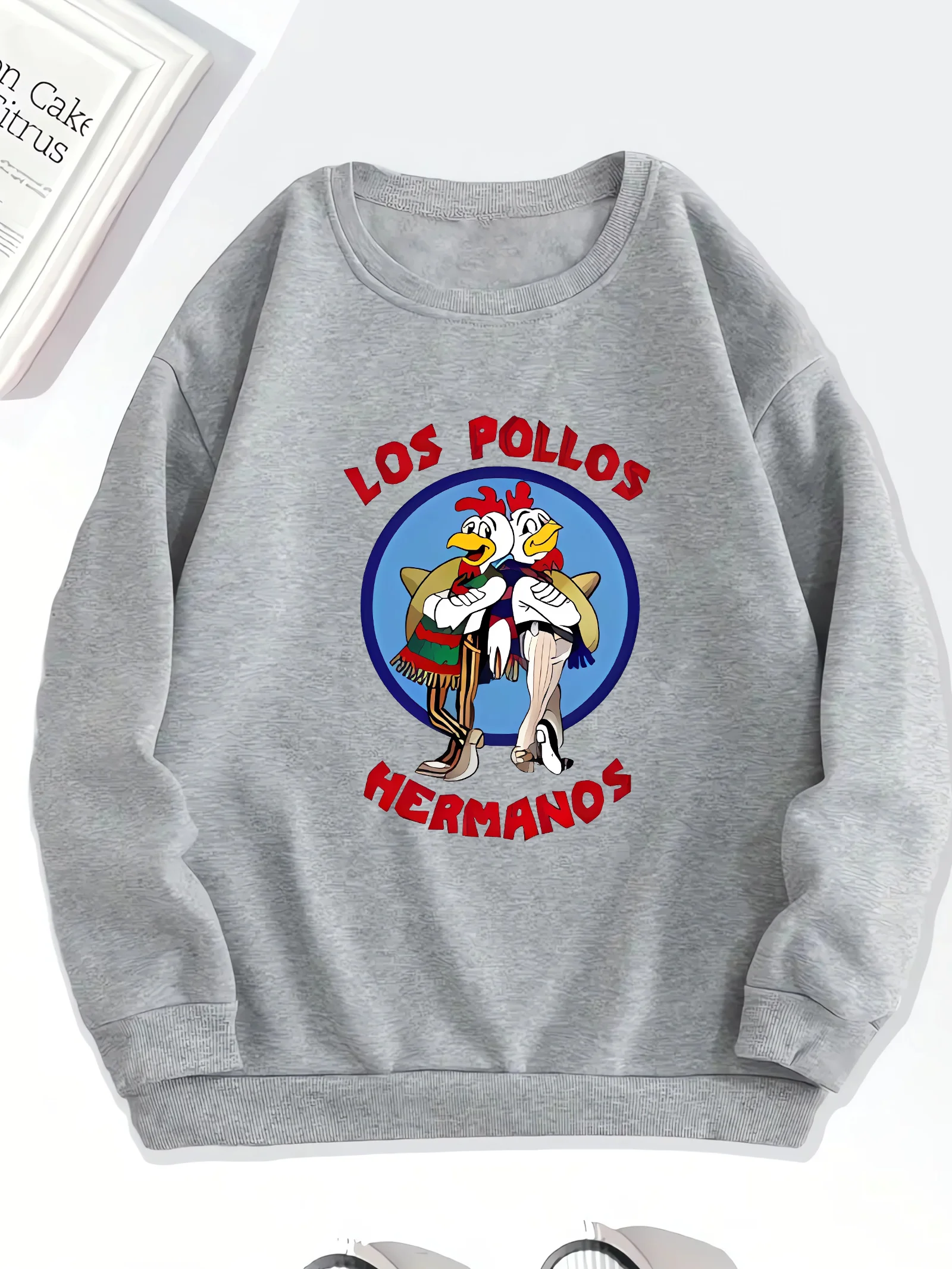 Fashionable and trendy, women's round neck printed hoodie, women's autumn and winter casual clothing, loose and comfortable 
Fashionable and trendy, women's round neck printed hoodie, women's autumn and winter casual clothing, loose and comfortable