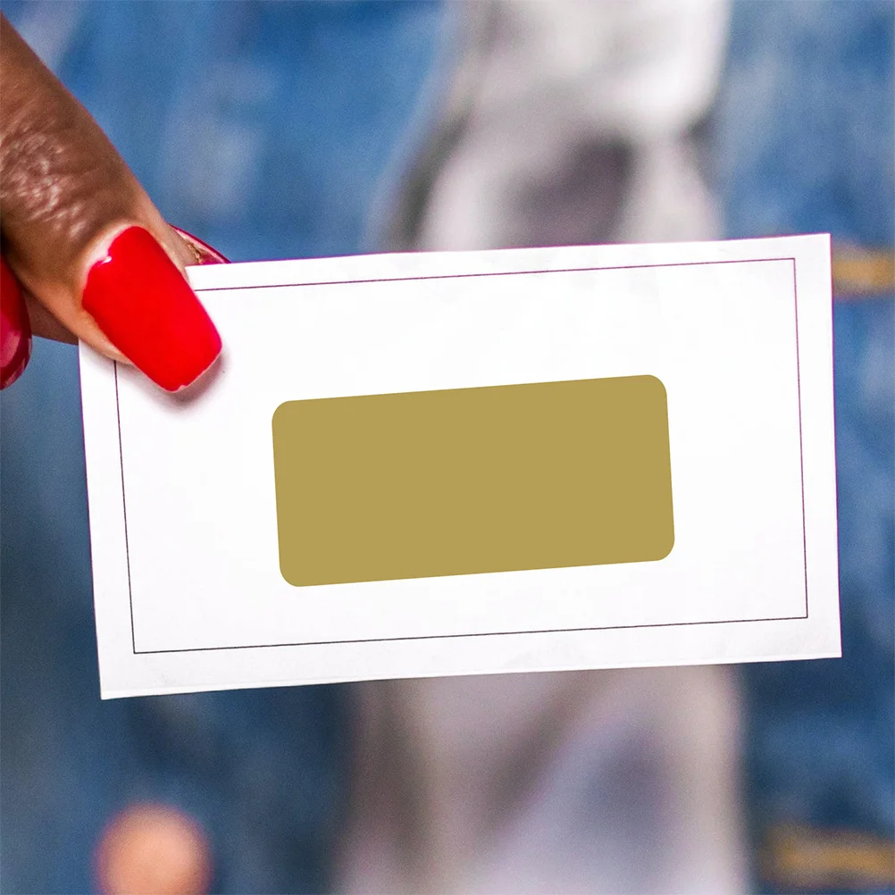 5 листов скретч-этикетки, прямоугольные самоклеящиеся наклейки для карточек «сделай сам», награда, программное обеспечение для дня рождения, свадьбы, вечеринки 
5 листов скретч-этикетки, прямоугольные самоклеящиеся наклейки для карточек «сделай сам», награда, программное обеспечение для дня рождения, свадьбы, вечеринки