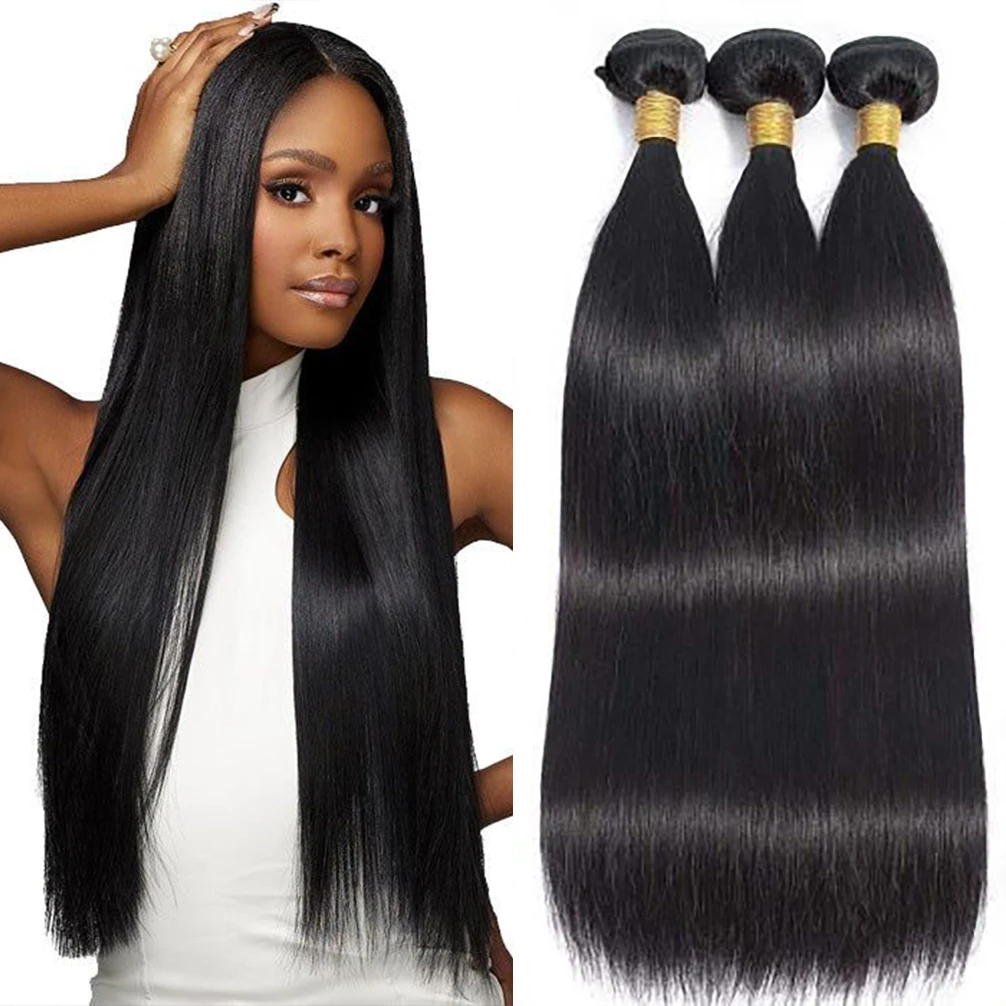 Straight Human Hair Bundles 100% Unprocessed 12A Brazilian Virgin Hair Double Weft 3 Bundles Human Hair Straight Natural Black
Straight Human Hair Bundles 100% Unprocessed 12A Brazilian Virgin Hair Double Weft 3 Bundles Human Hair Straight Natural Black
