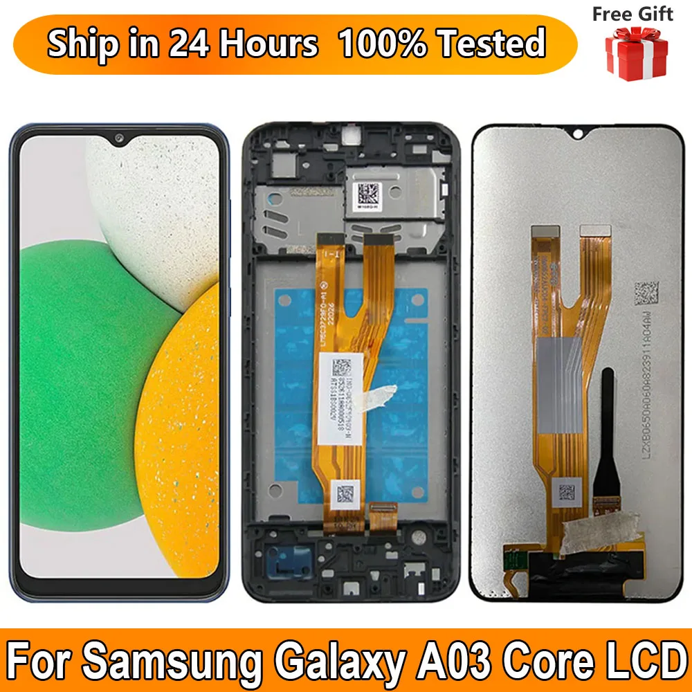 6,5 "Новый для Samsung Galaxy A03 Core ЖК-дисплей сенсорный экран Датчик дигитайзер в сборе сменный для Samsung A03 Core A032
6,5 "Новый для Samsung Galaxy A03 Core ЖК-дисплей сенсорный экран Датчик дигитайзер в сборе сменный для Samsung A03 Core A032
