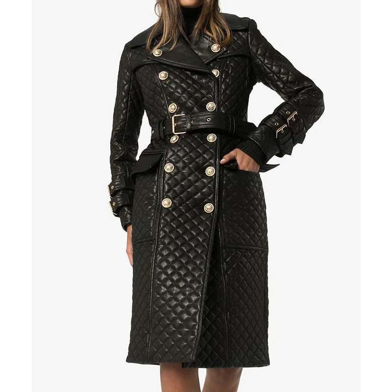 Genuine Sheepskin Long Trench Coats for Women 2025 Fall Winter Windbreak Warm Ladies Button-up Belt Lambskin Outwear
Genuine Sheepskin Long Trench Coats for Women 2025 Fall Winter Windbreak Warm Ladies Button-up Belt Lambskin Outwear