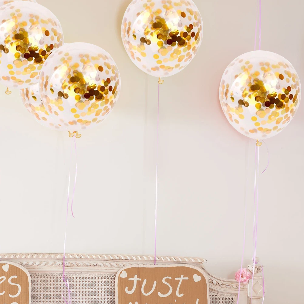 5 Pcs Latex Balloons Clear Sequins Decorative Decorative Balloon Round Party Wedding Bridal Birthday Festive House
5 Pcs Latex Balloons Clear Sequins Decorative Decorative Balloon Round Party Wedding Bridal Birthday Festive House