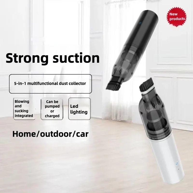 Беспроводной перезаряжаемый ручной портативный пылесос для чистки автомобиля, гостиной, пылесос со сжатым воздухом, мощный всасывающий пылесос
Беспроводной перезаряжаемый ручной портативный пылесос для чистки автомобиля, гостиной, пылесос со сжатым воздухом, мощный всасывающий пылесос