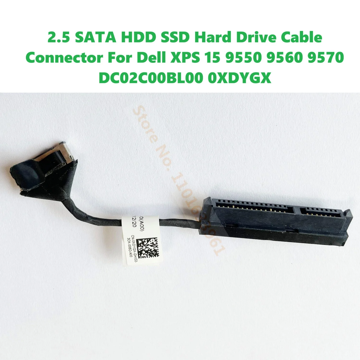 2.5 SATA HDD SSD Hard Drive Flex Cable Interposer Connector For Dell XPS 15 9550 9560 9570 DC02C00BL00 0XDYGX
2.5 SATA HDD SSD Hard Drive Flex Cable Interposer Connector For Dell XPS 15 9550 9560 9570 DC02C00BL00 0XDYGX