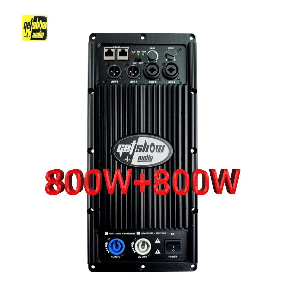 800W+800W 2 Way Amplifier Module Professional Speaker Plate Amplifier Class D with DSP
800W+800W 2 Way Amplifier Module Professional Speaker Plate Amplifier Class D with DSP