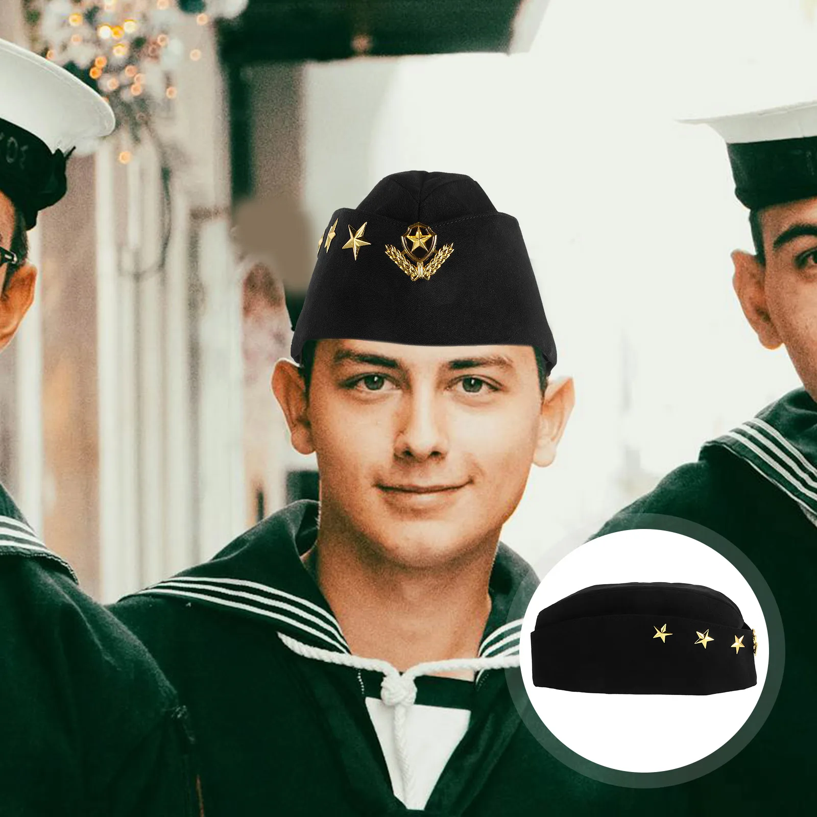 Sailor Boat Cap Canvas Hats for Captain Cosplay Breathable Sun Protection Party Sailor Dance Hat Festival Accessories
Sailor Boat Cap Canvas Hats for Captain Cosplay Breathable Sun Protection Party Sailor Dance Hat Festival Accessories