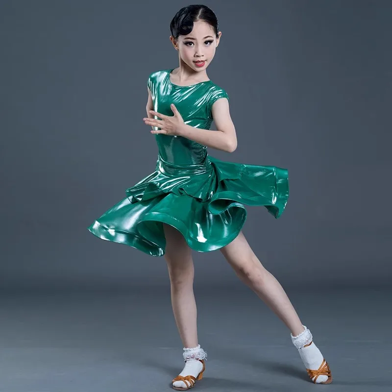 NewStyle Shiny Kids Latin Dance Dress Girls Junior Ballroom Competition CostumeTurtleneck Long/Short Sleeve Modern Latino Outfit
NewStyle Shiny Kids Latin Dance Dress Girls Junior Ballroom Competition CostumeTurtleneck Long/Short Sleeve Modern Latino Outfit