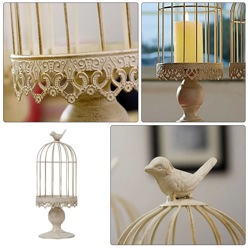 1pc Birdcage Holder Home Decor Simple Iron Design Candlestick Large Size Retro Style Wedding Shelf Living Room Office
1pc Birdcage Holder Home Decor Simple Iron Design Candlestick Large Size Retro Style Wedding Shelf Living Room Office