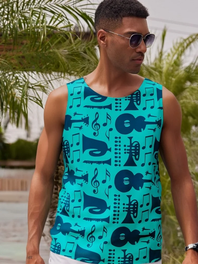 Men's Musical Instruments Print Casual Tank Top Hwaiian Style Sleeveless Summer O-Neck Vests Oversized Breathable Tops Tunics
Men's Musical Instruments Print Casual Tank Top Hwaiian Style Sleeveless Summer O-Neck Vests Oversized Breathable Tops Tunics